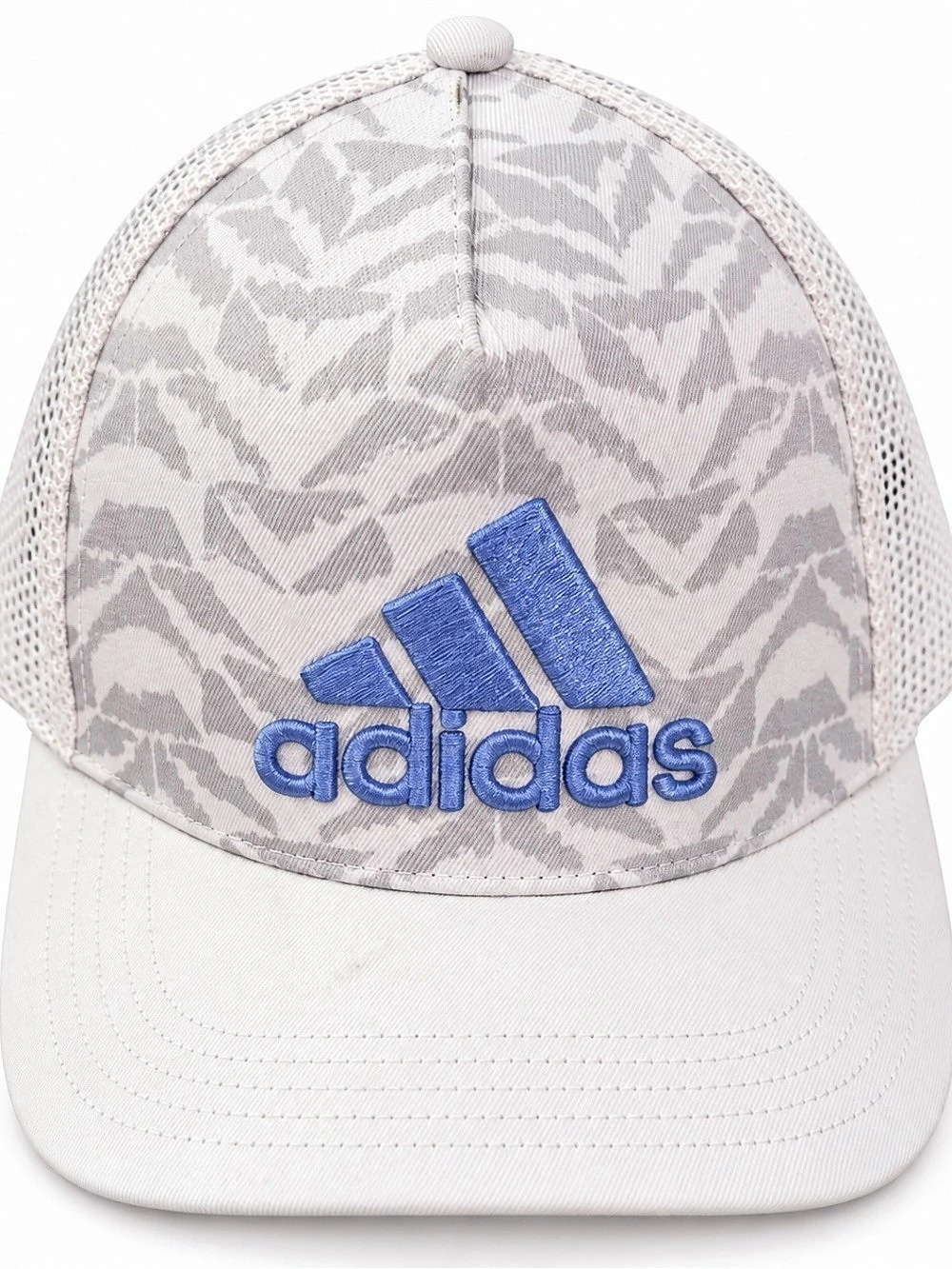 adidas Women's Animal Print Trucker Hat White & Gray